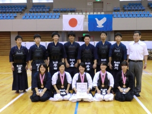 全国高専女子剣道大会で剣道部が３位入賞