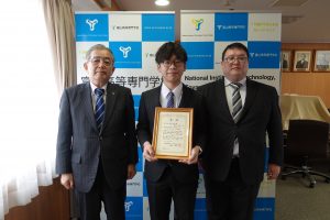 専攻科生が日本機械学会 北陸信越支部 2022年合同講演会にて学生賞を受賞しました