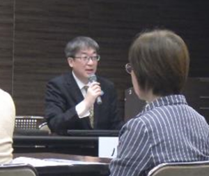 富山県高等教育シンポジウム　－ウェルビーイング先進地域、富山を目指して－　　小熊教務主事・校長補佐がパネリストとして参加