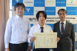 ロボットアイデア甲子園甲信越大会にて、YKK AP賞を受賞しました。