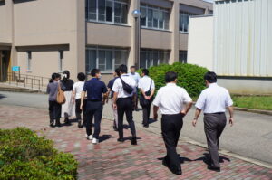 学校見学会を開催しました。（中学校教員対象）