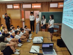 「商船＋機械システム」コラボイベントを高山市立国府小学校で実施しました。