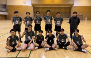 バレーボール部（男子）が北信越高等学校新人大会への出場権を獲得しました